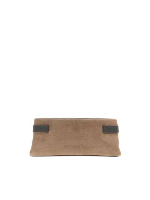 side-insert essence clutch bag
