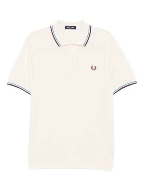 logo-embroidered polo shirt