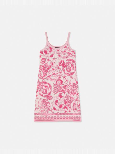 Underwater Barocco A-Line Knit Mini Dress