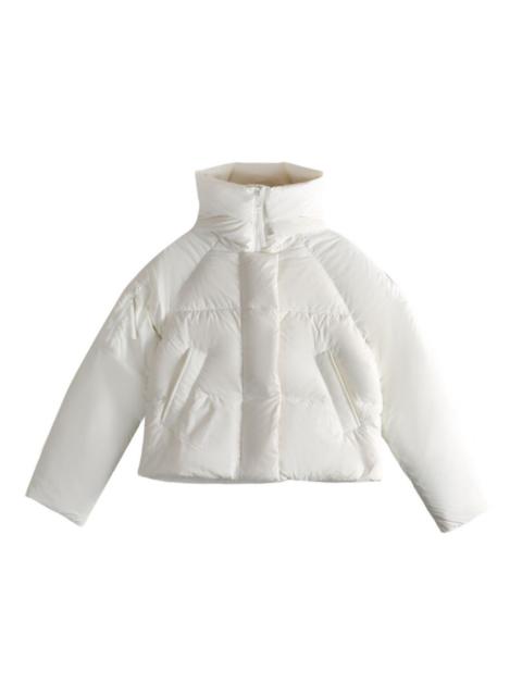 high-neck puffer jacket