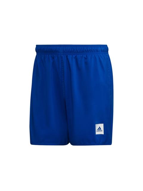 adidas Short Length Solid Swim Shorts Royal Blue