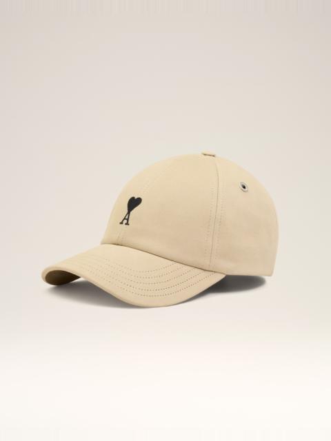 BEIGE COTTON AMI DE COEUR EMBROIDERY CAP