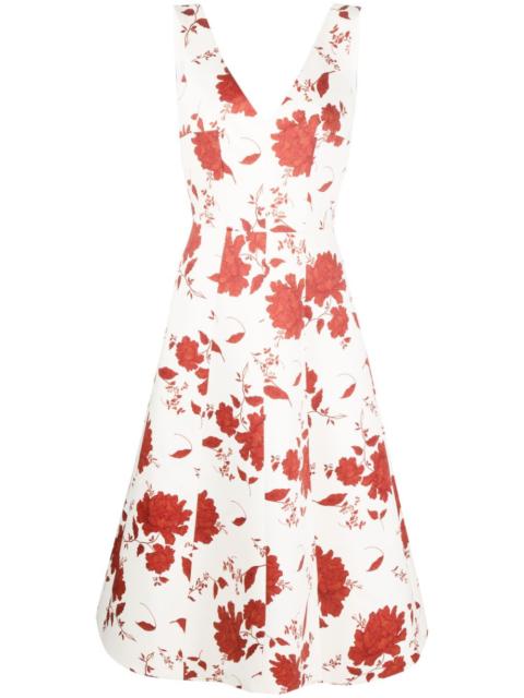 Petrova floral-print midi dress