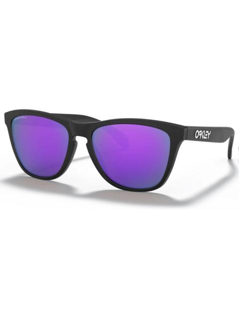 Oakley Frogskin Sunglasses Matte Black/Prizm Violet (OO9013-H655)