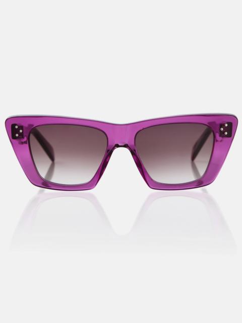 Cat-eye acetate sunglasses