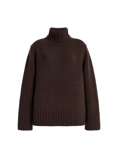 Jet Cashmere Turtleneck Sweater brown