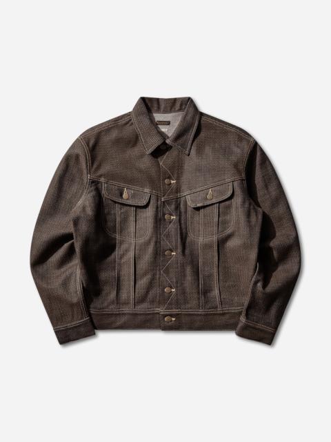 Men's Century Denim Westerner Regular Jacket Persimmon / Indigo