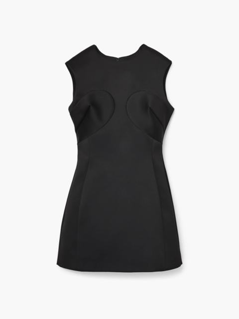 SEAMED UP SATIN DRESS