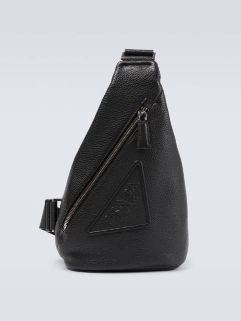 Leather crossbody bag