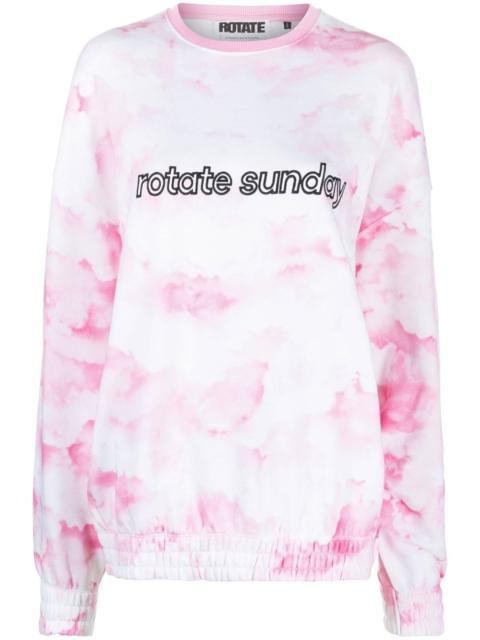 Sunday tie-dye sweatshirt
