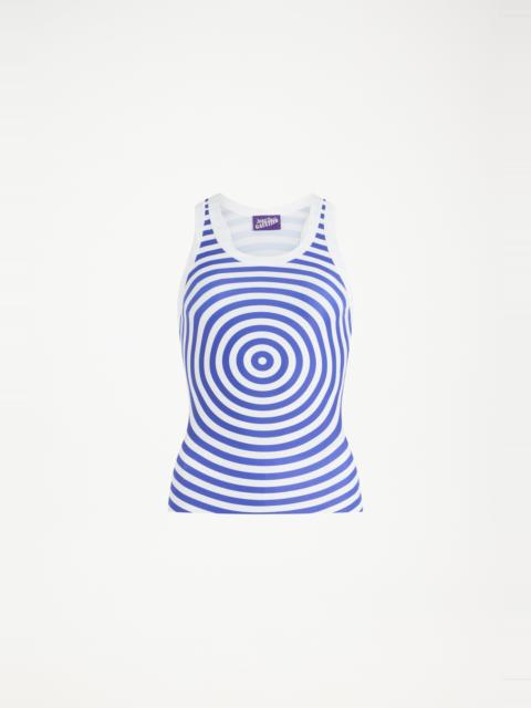 THE BLUE TARGET TANK TOP