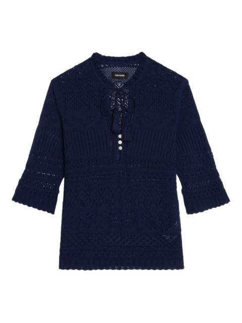 tassel-details T-shirt