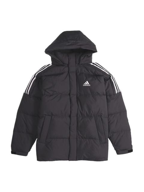 adidas 3st Puff Down J Stay Warm Sports hooded down Jacket Black GF0101