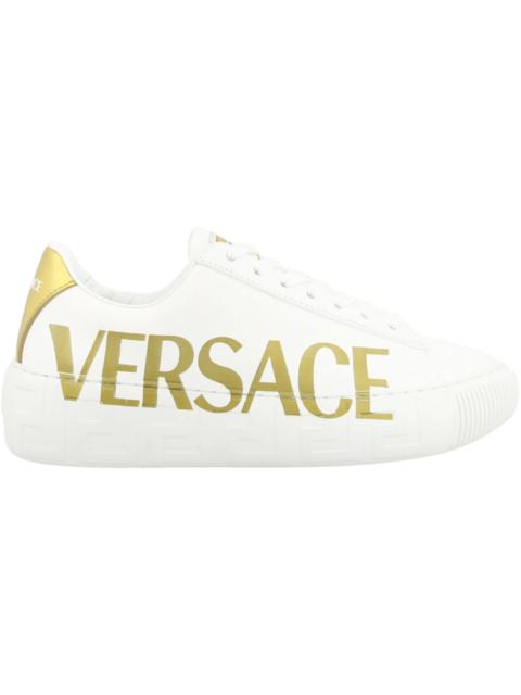 Versace Greca Low-Top White Gold (Women's)