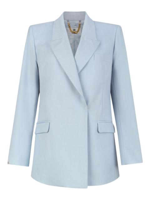 Cool belted wrap-effect suit