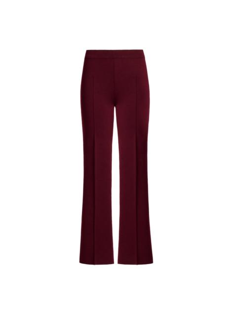 Merino Kick Pant in Wine