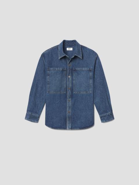 ATTICUS SHIRT IN CREASED INDIGO