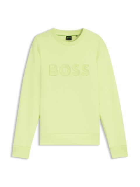 STRETCH-COTTON SWEATSHIRT WITH SANDWICH LOGO