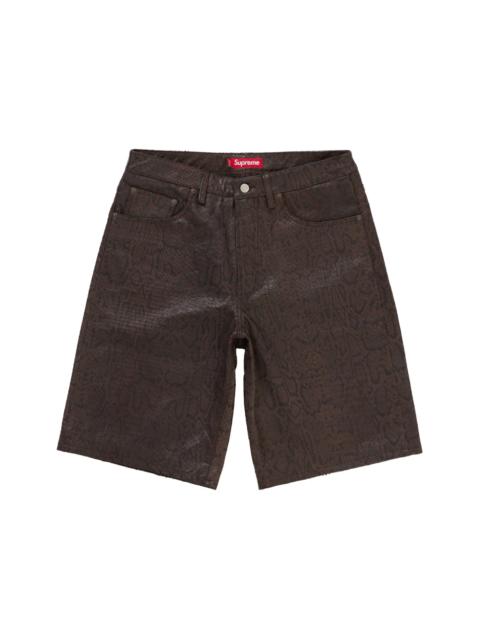 Supreme Baggy Leather Short (SS25) Brown