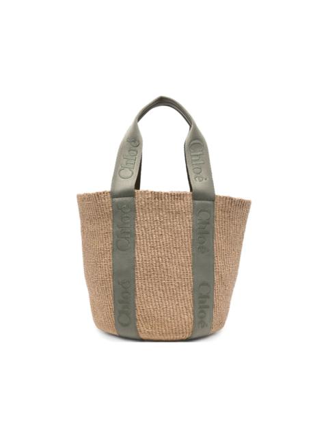 large logo-strap tote bag