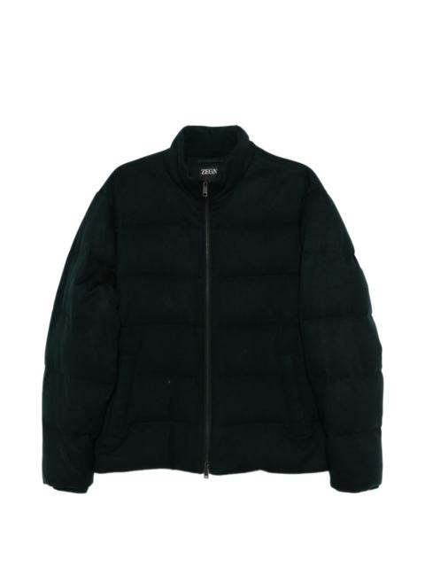 zip-fastening long-sleeve jacket