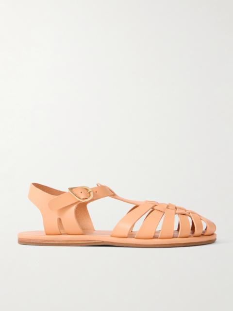 Karina Woven Leather Sandals