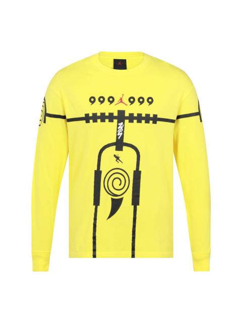 Air Jordan Zion 1 x Naruto Crossover Naruto Uzumaki Round Neck Long Sleeves Yellow DR1445-721