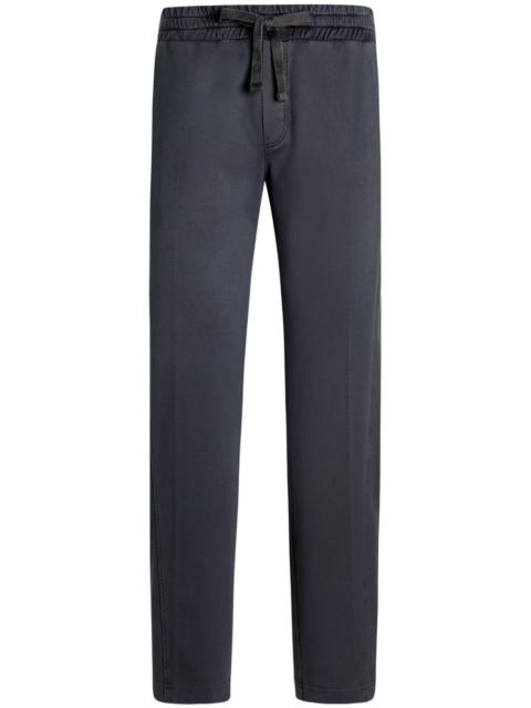 logo-plaque track pants