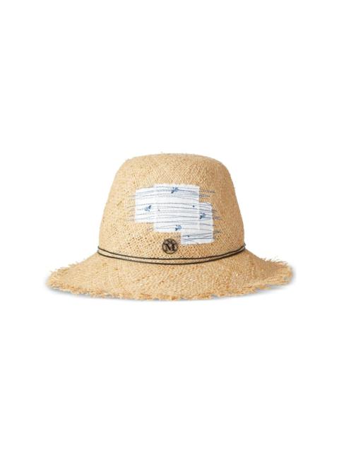 Candice straw fedora hat