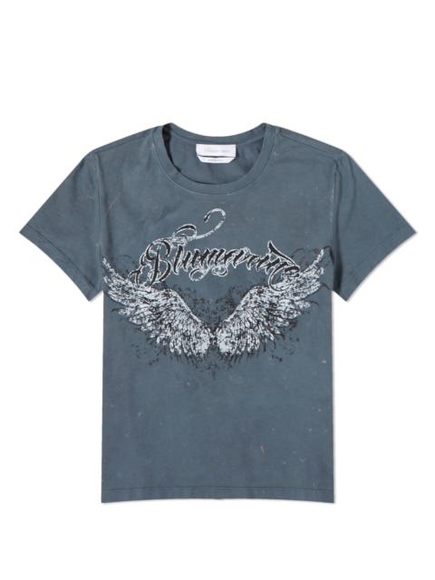 Blumarine Shrunken Logo Tee