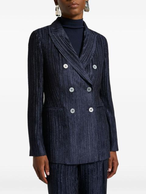 double-breasted blazer