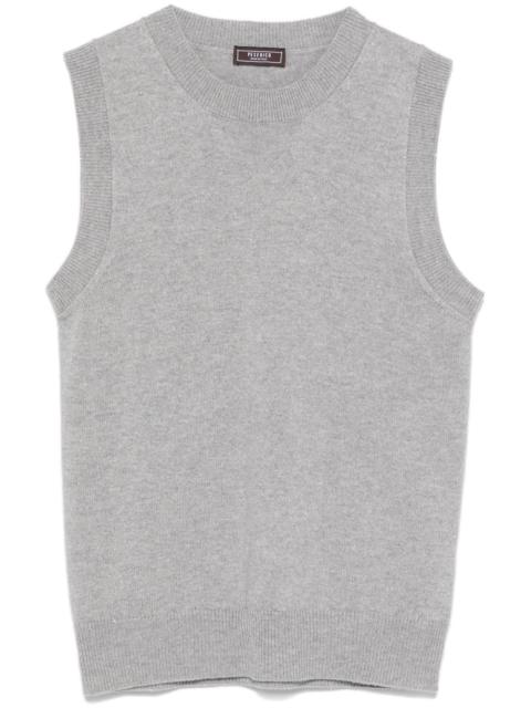 metallic-threading top