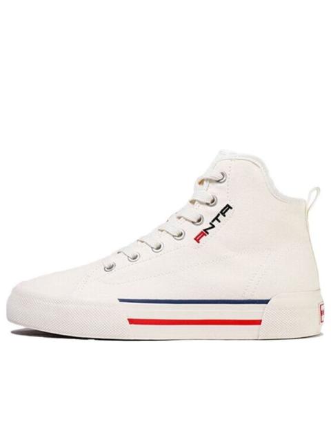 (WMNS) ANTA High Top Canvas Shoes 'Ivory Red' 122118665-1