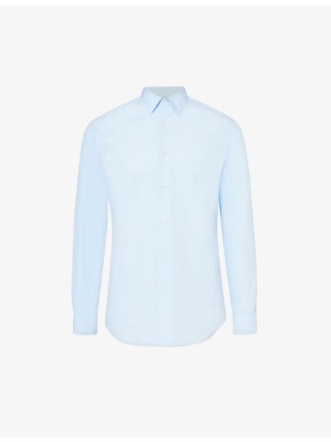 Tailored-fit cotton shirt