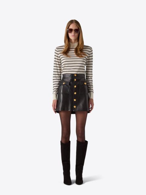 SWEATER 72 BLACK WHITE STRIPE