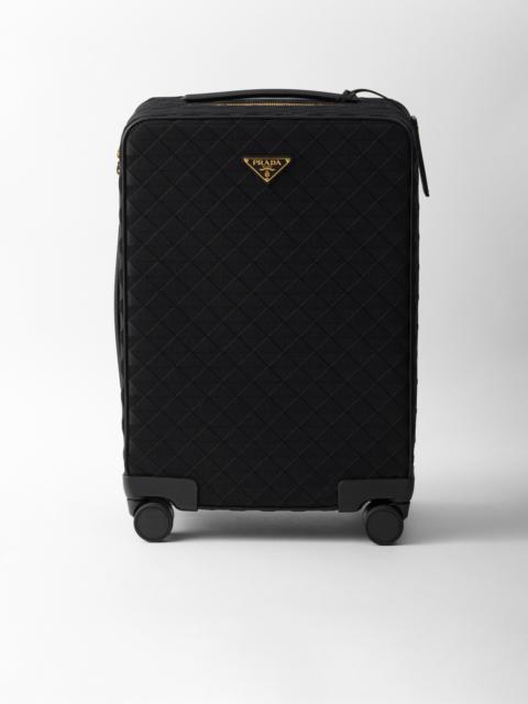 Embroidered fabric trolley