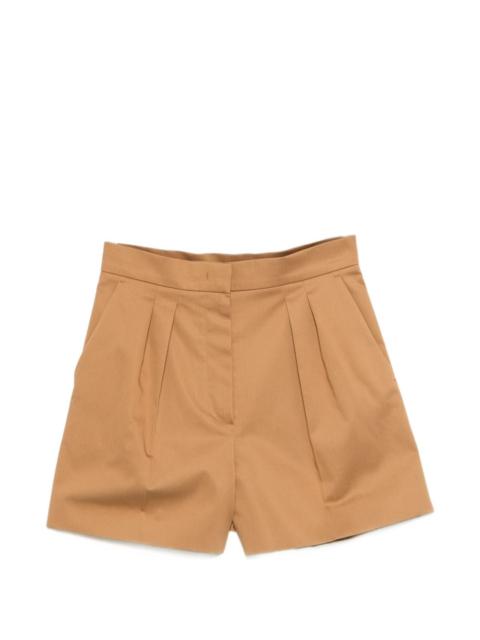 brown shorts
