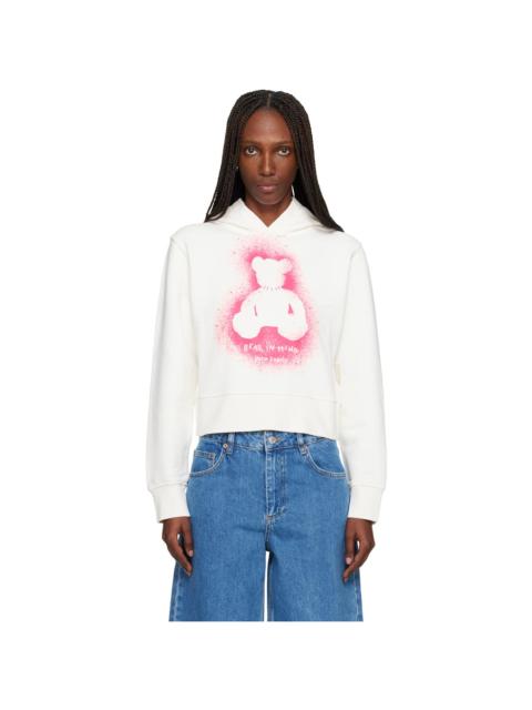 Off-White Spray Bear Fitted Hoodie