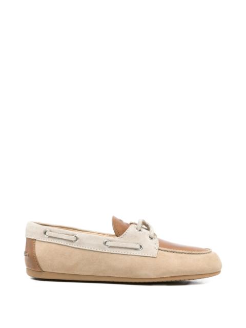 Miu Miu Suede Boat Shoes