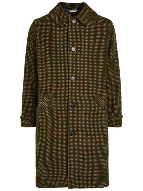 Bode Hedgerow Polka Dot-jacquard Wool Coat