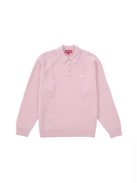 Supreme Small Box Polo Sweater (FW24) Pink