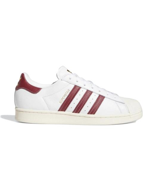adidas Superstar Footwear White College Burgundy