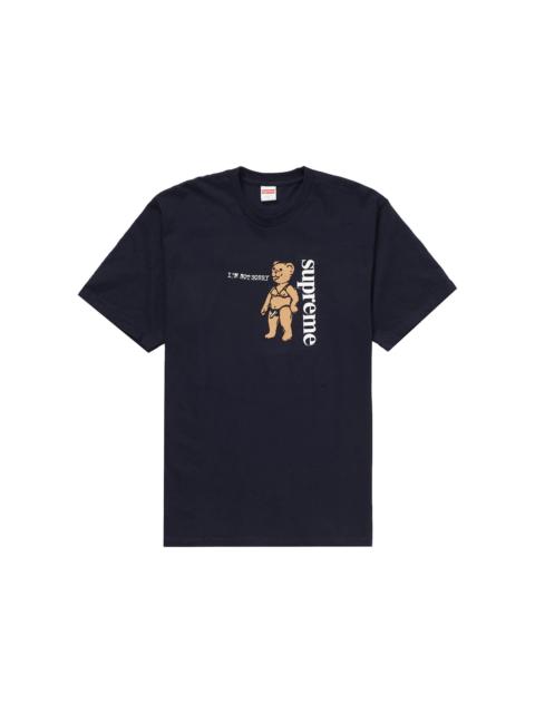 Supreme Not Sorry Tee Navy