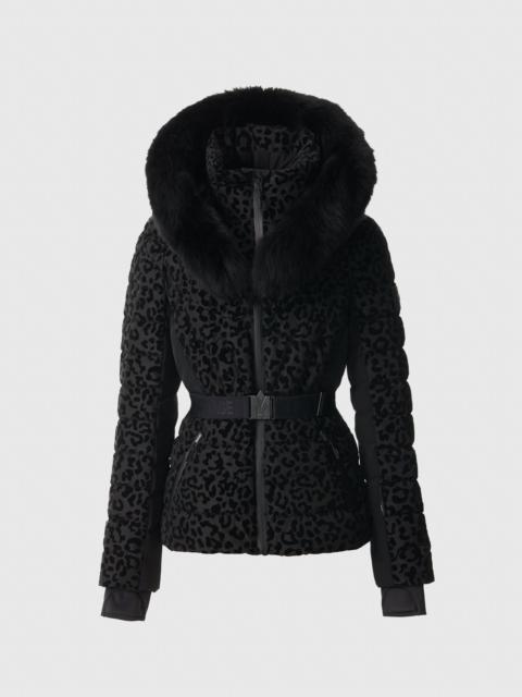 ELITA-BXFLP Down Ski Jacket With Flocked Shell