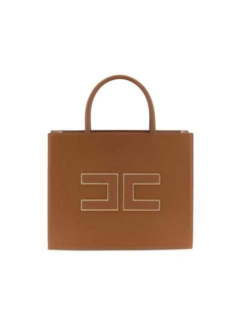 logo-plaque tote bag