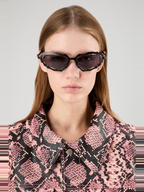 Black Matte NOPEA Metal Sunglasses