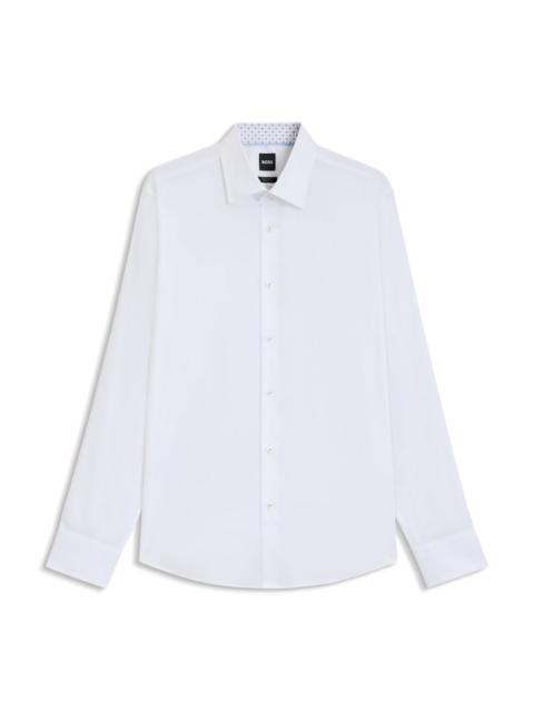 REGULAR-FIT SHIRT IN EASY-IRON COTTON POPLIN