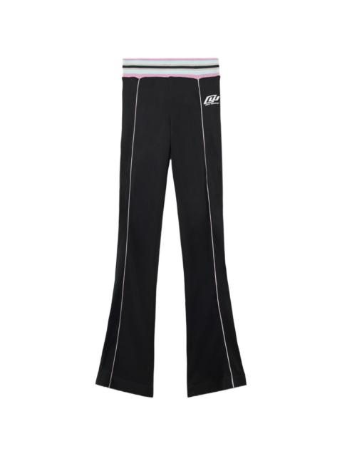 Fluid Track Ow stripe-detail trousers