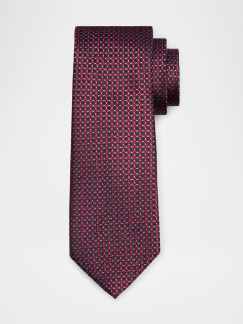 Men's Neat Jacquard Silk Tie