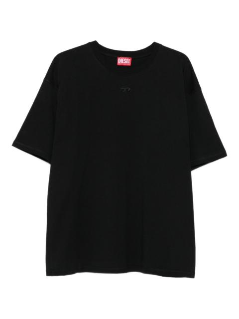 logo-embroidered t-shirt
